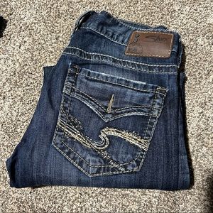 Mens silver ZAC 30x34